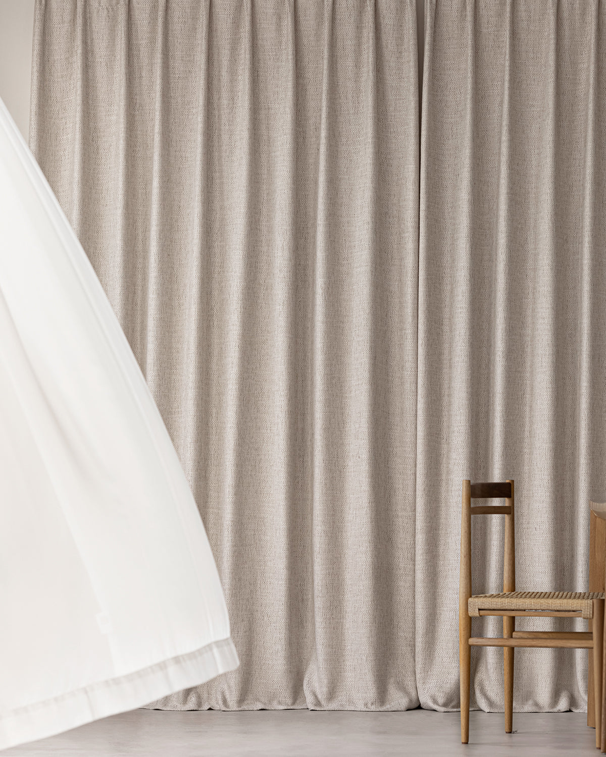 Clara Neutral Linen curtains
