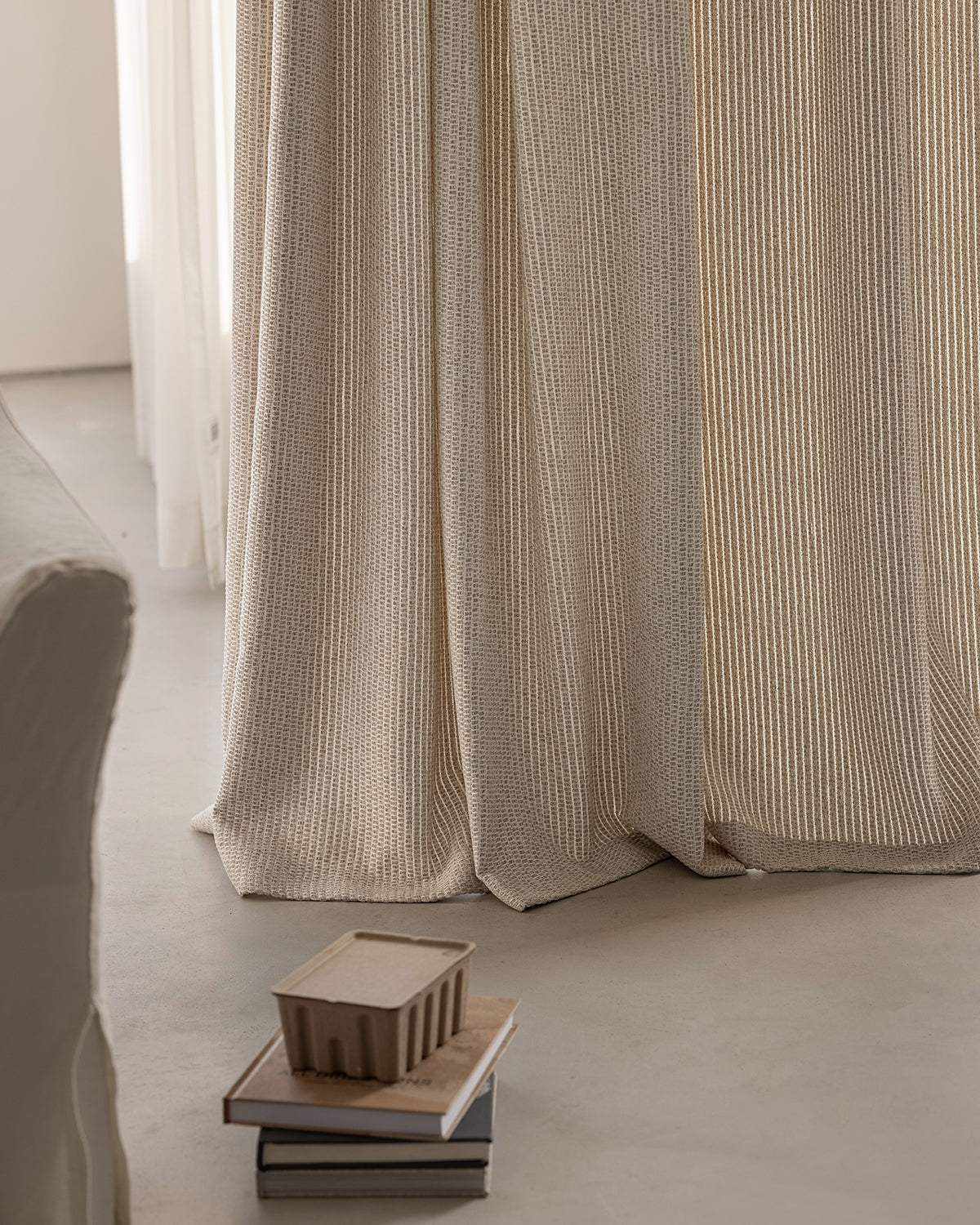 Margot Imitation Hand-Weaving Pleated Drape