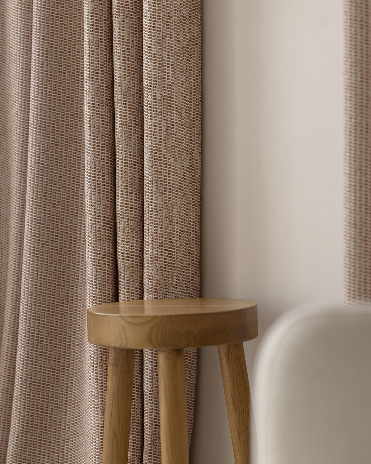 Margot Imitation Hand-Weaving Pleated Drape
