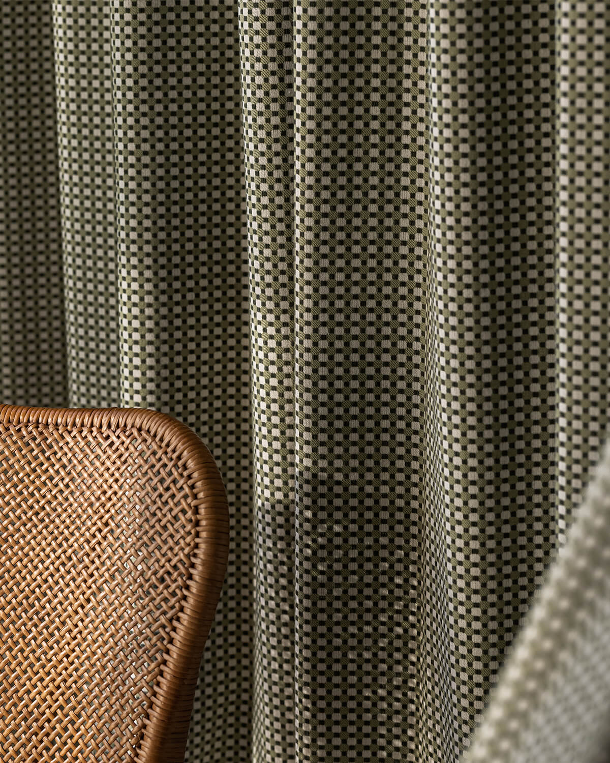 Frankie Plaid Pinch Pleated Curtains