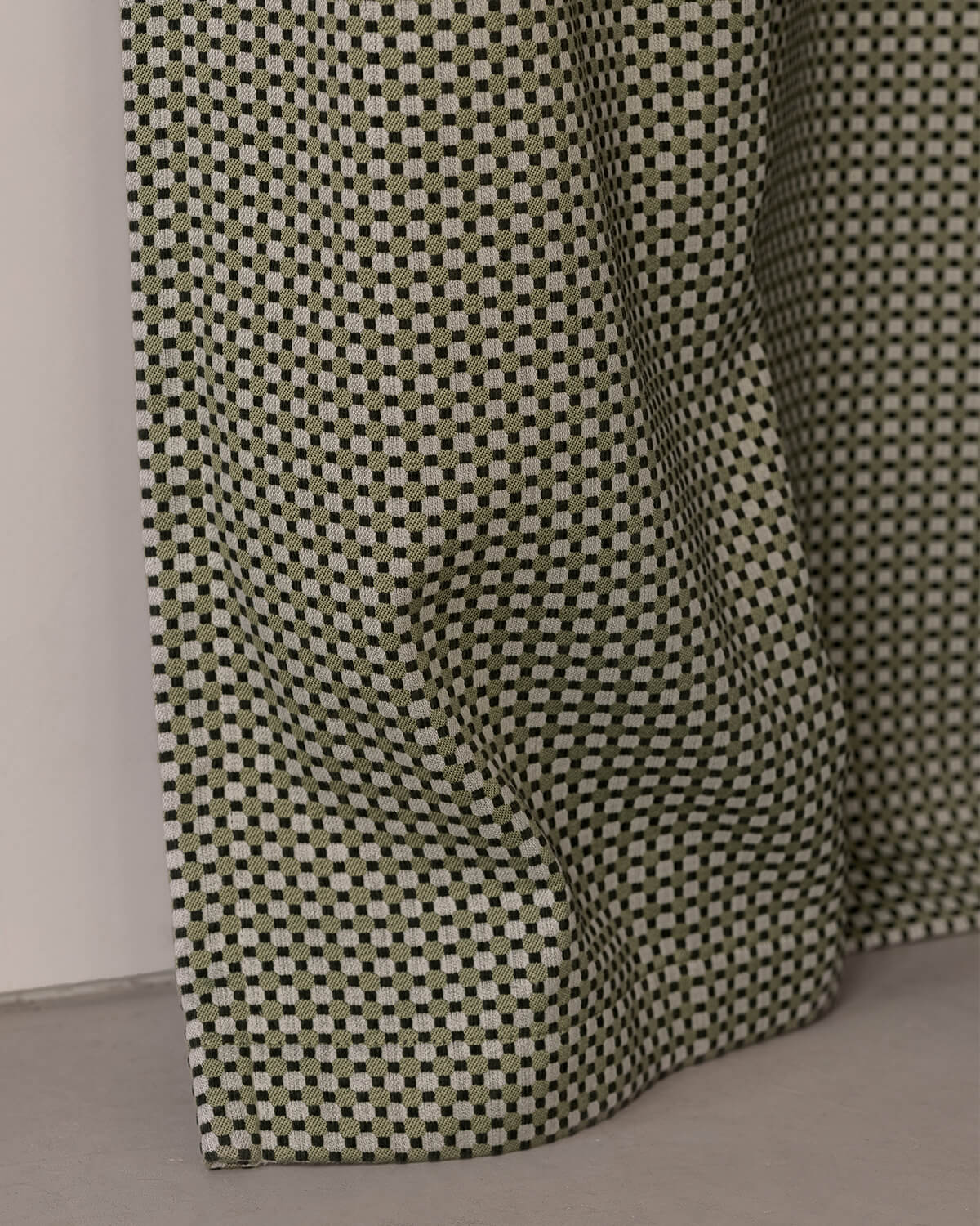 Frankie Plaid Pinch Pleated Curtains