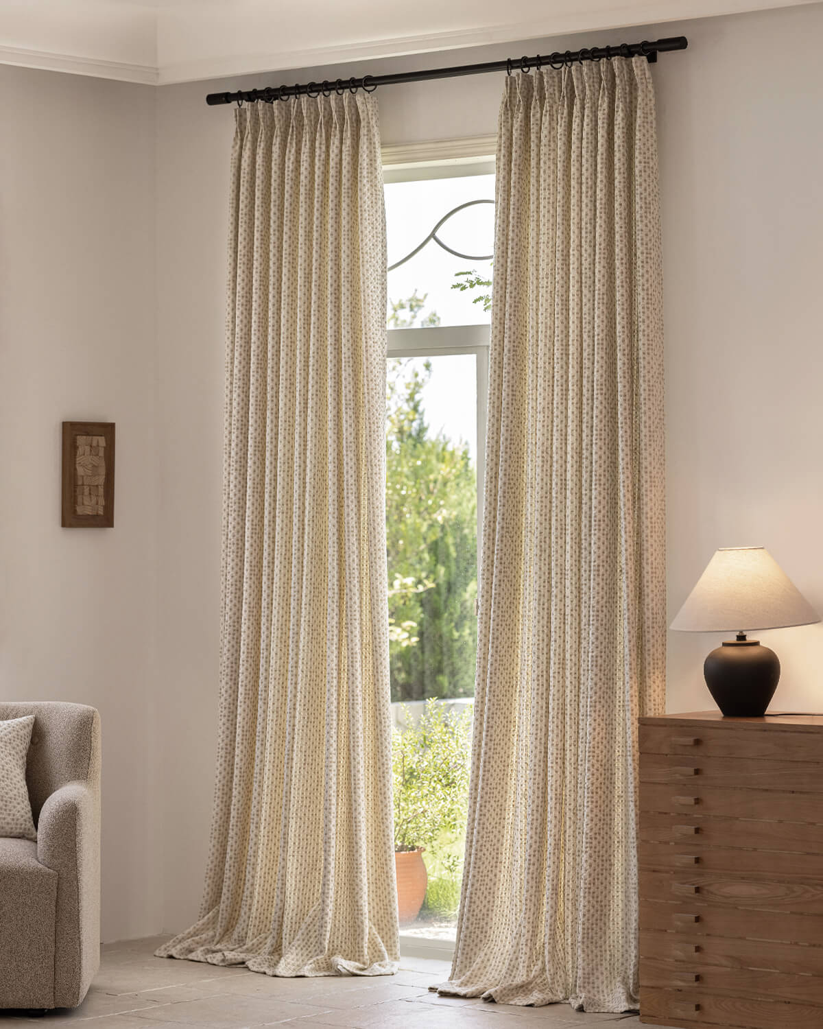 Elise Knitted Garment Curtains