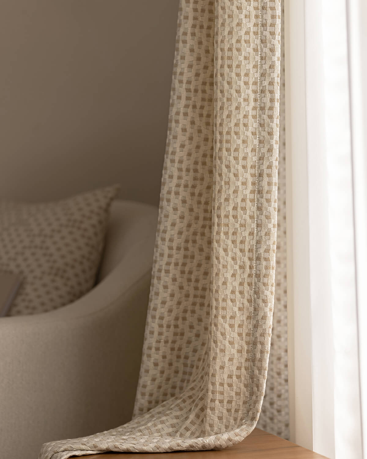 Elise Knitted Garment Curtains