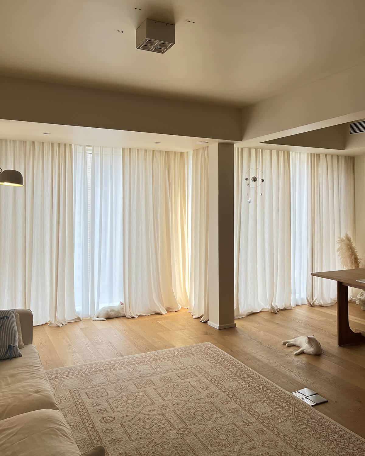 June Sheer Pinch Pleated Curtains