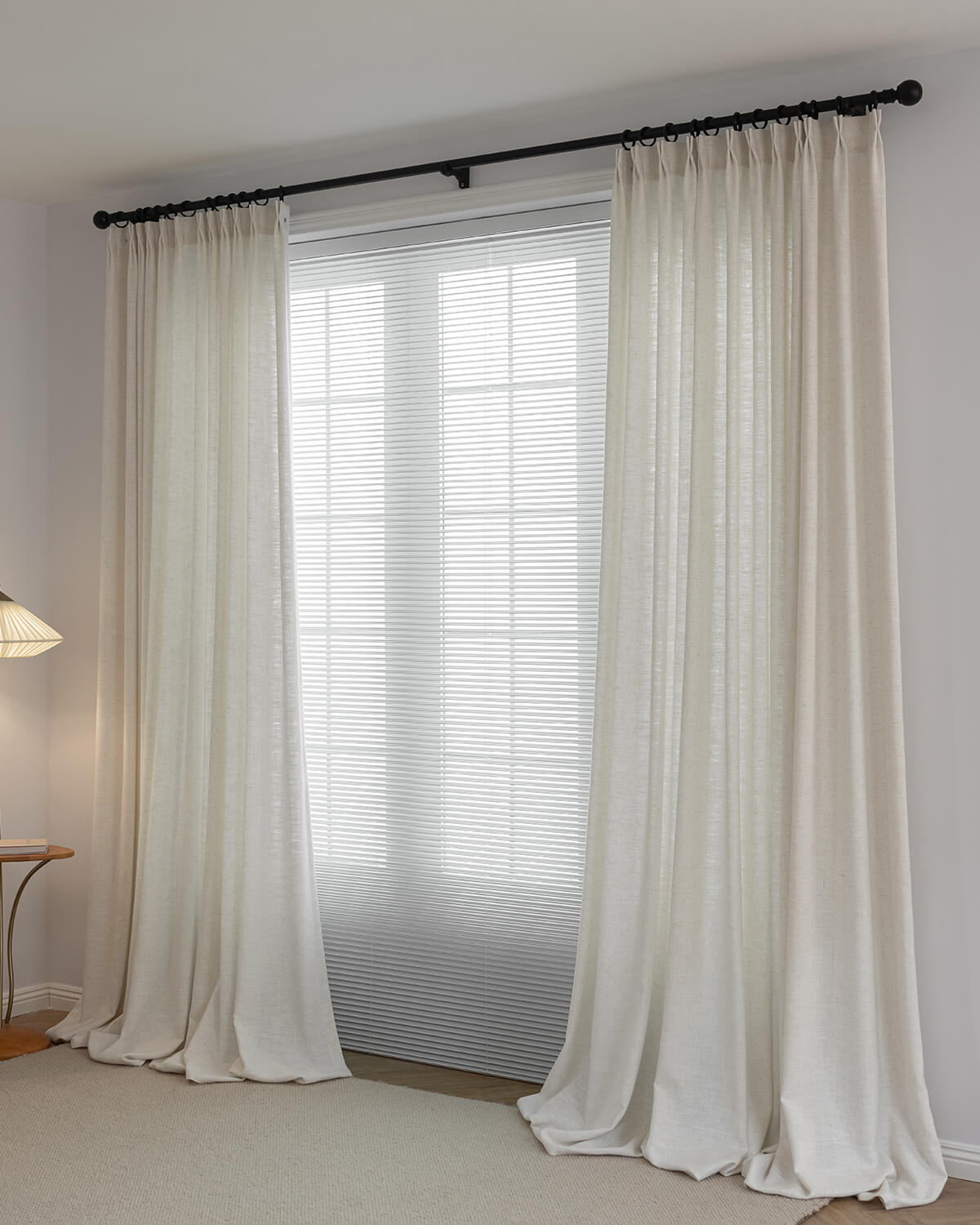 Zenlinen™ Custom Curtains Pleated