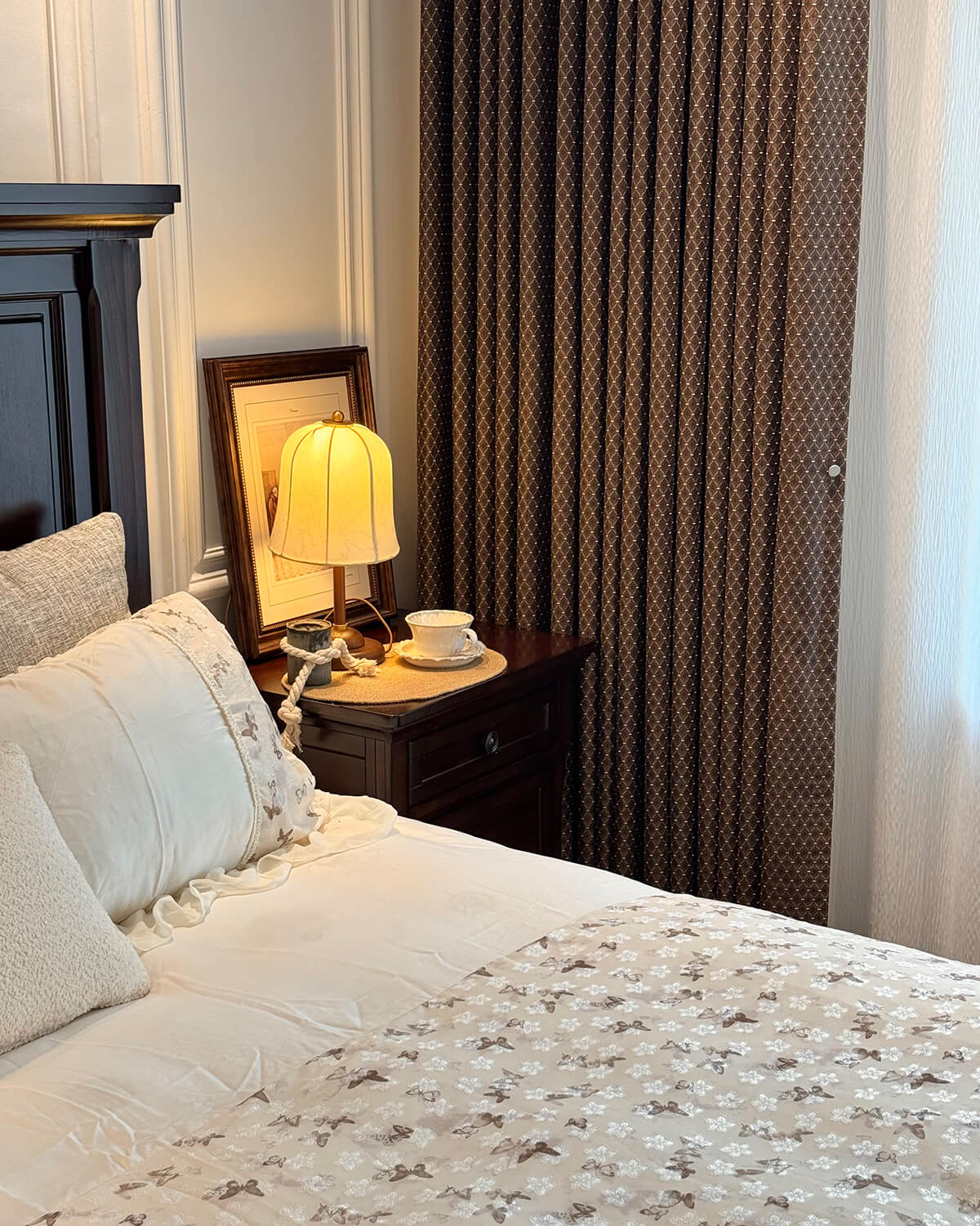 Delphine Jacquard Blackout Pinch Pleated Curtains