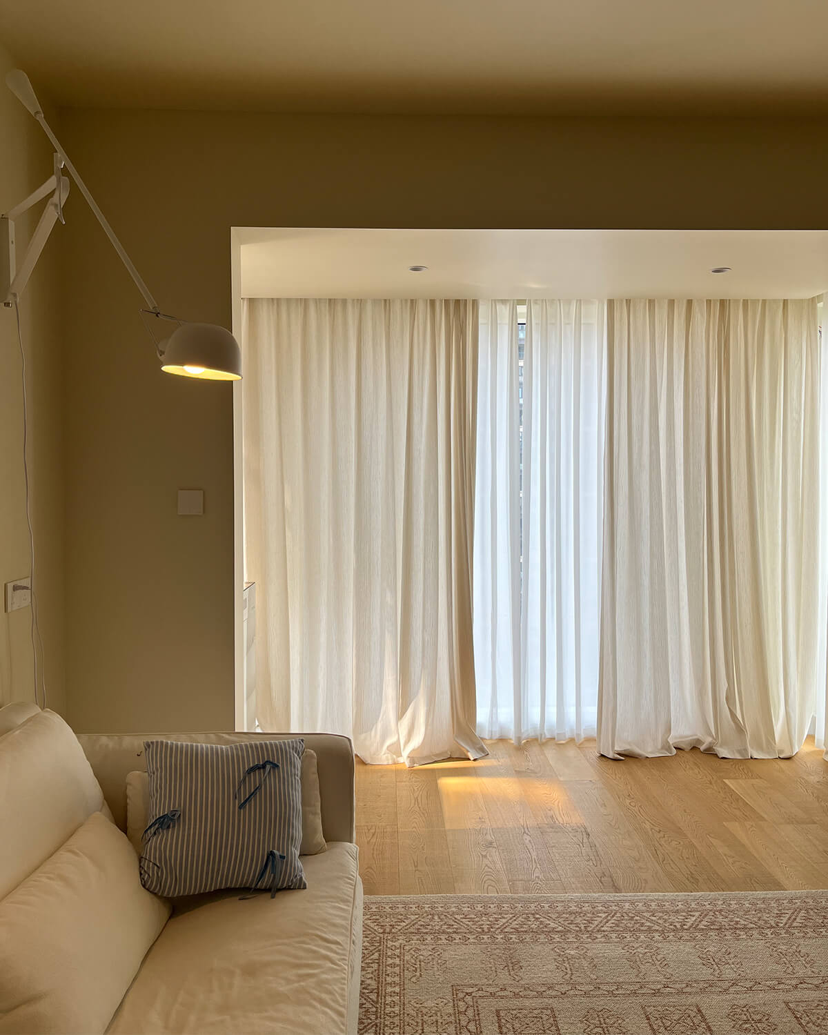 June Sheer Pinch Pleated Curtains