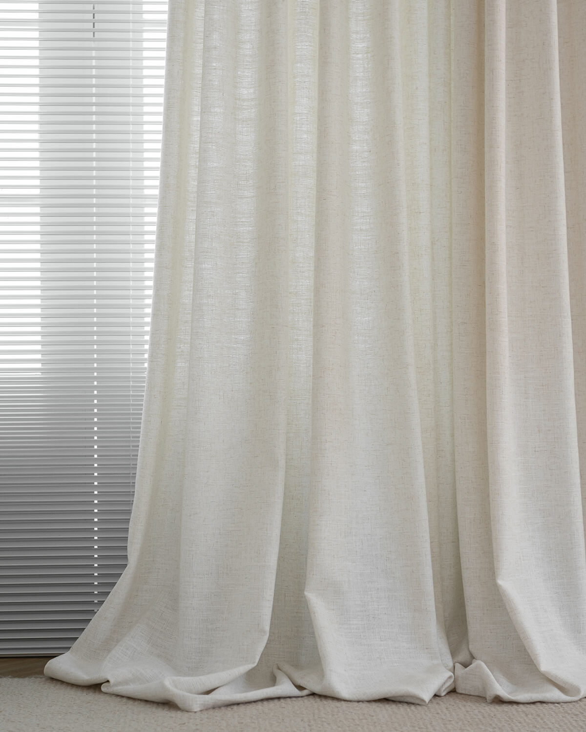 Zenlinen™ Custom Curtains Pleated