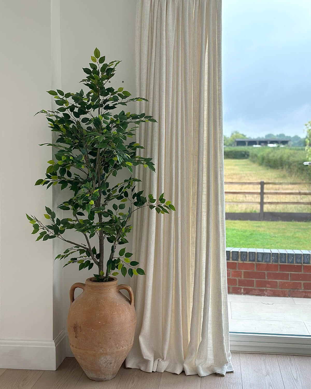 Clara Neutral Linen curtains