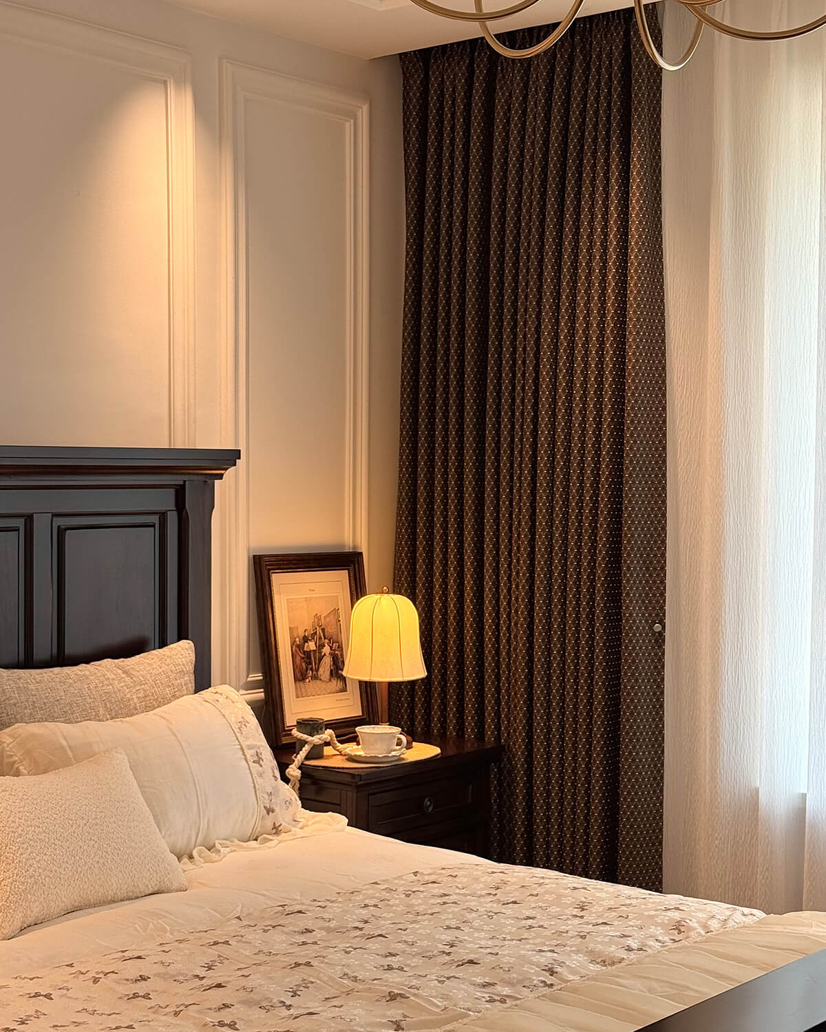 Delphine Jacquard Blackout Pinch Pleated Curtains