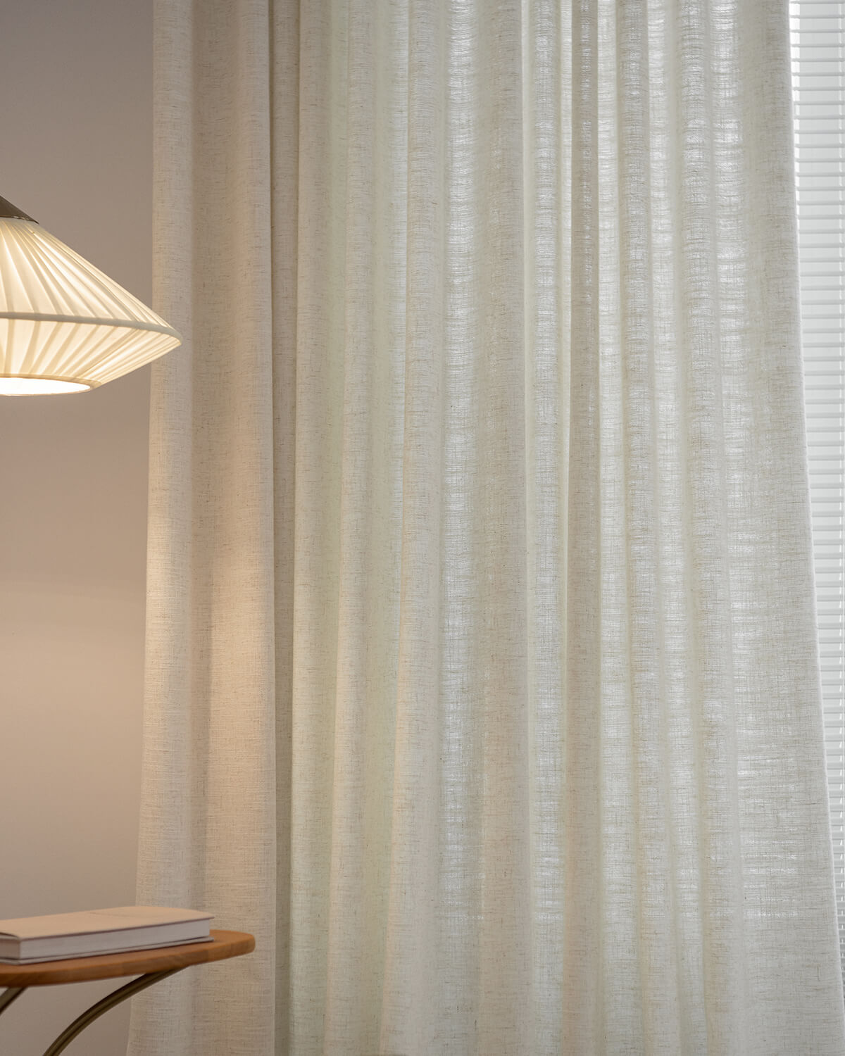 Zenlinen™ Custom Curtains Pleated