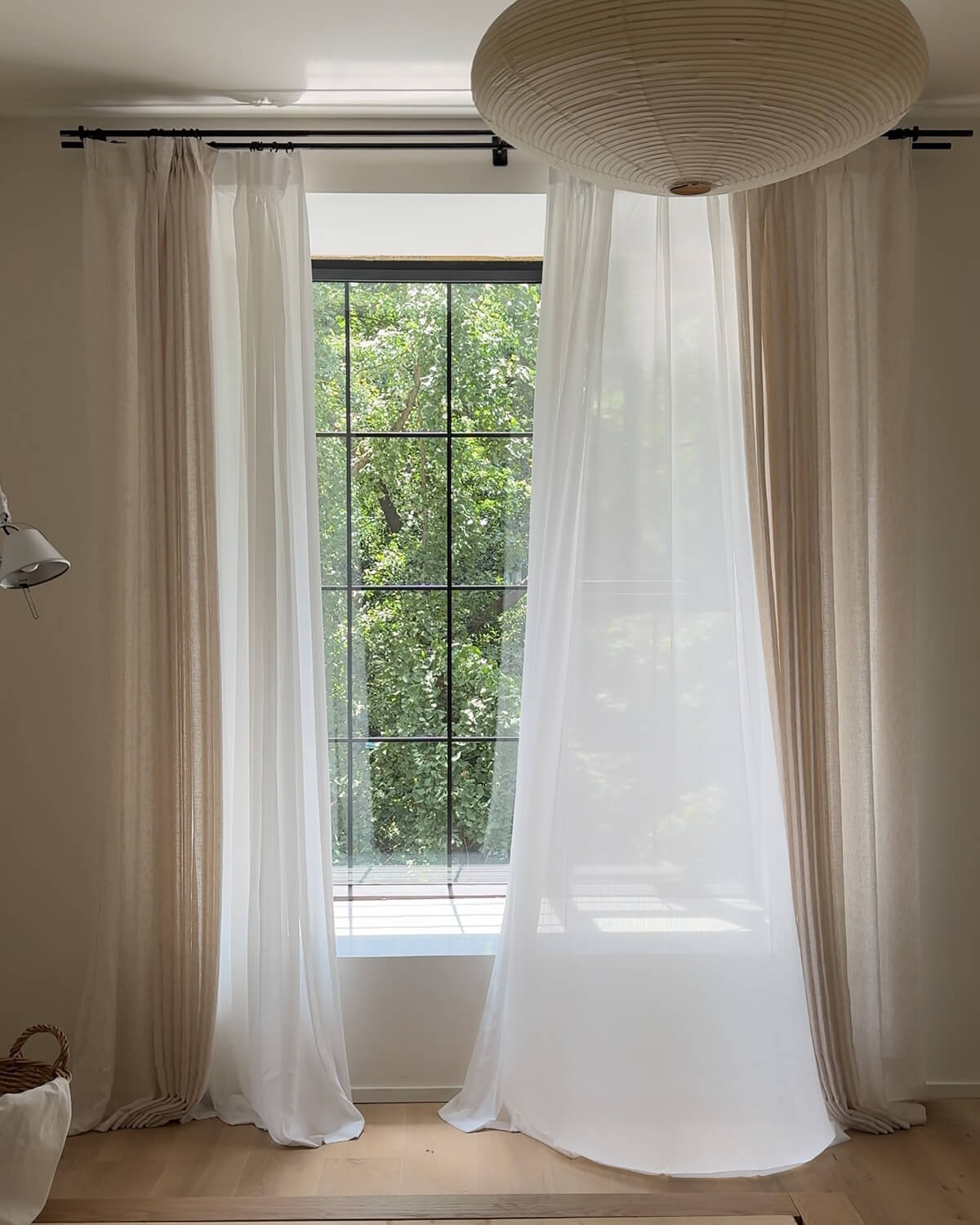 June Sheer Pinch Pleated Curtains