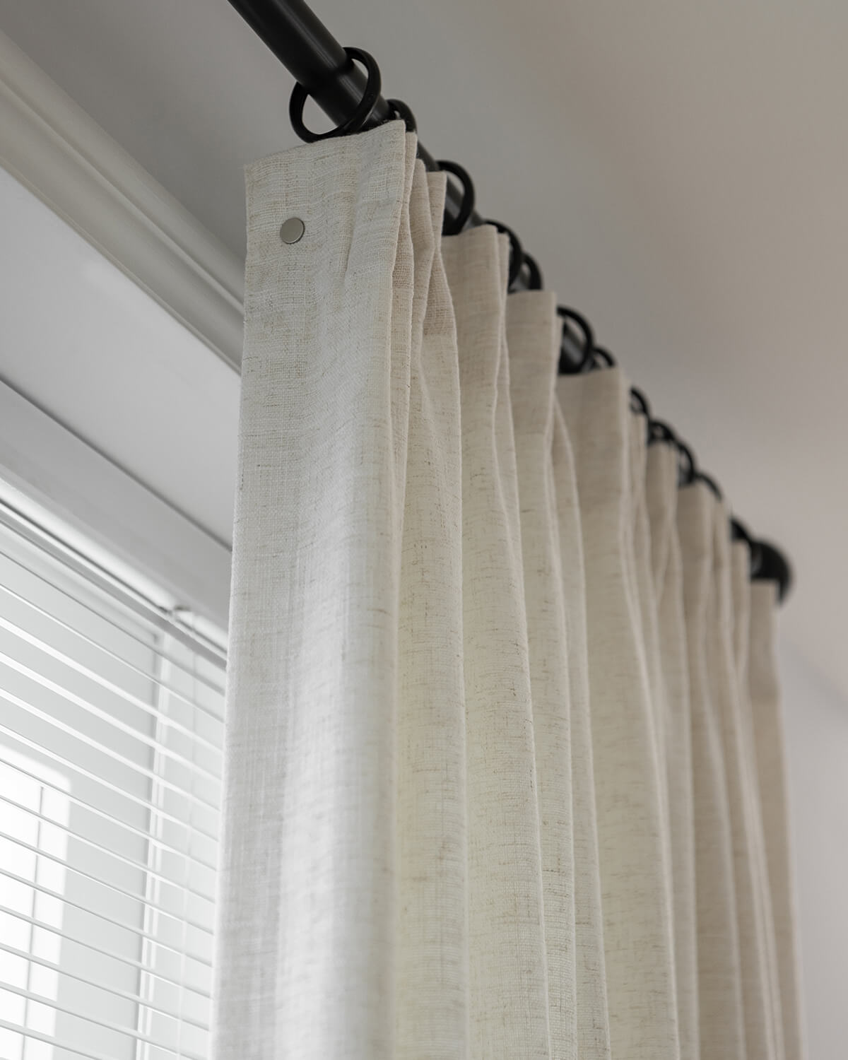 Zenlinen™ Custom Curtains Pleated