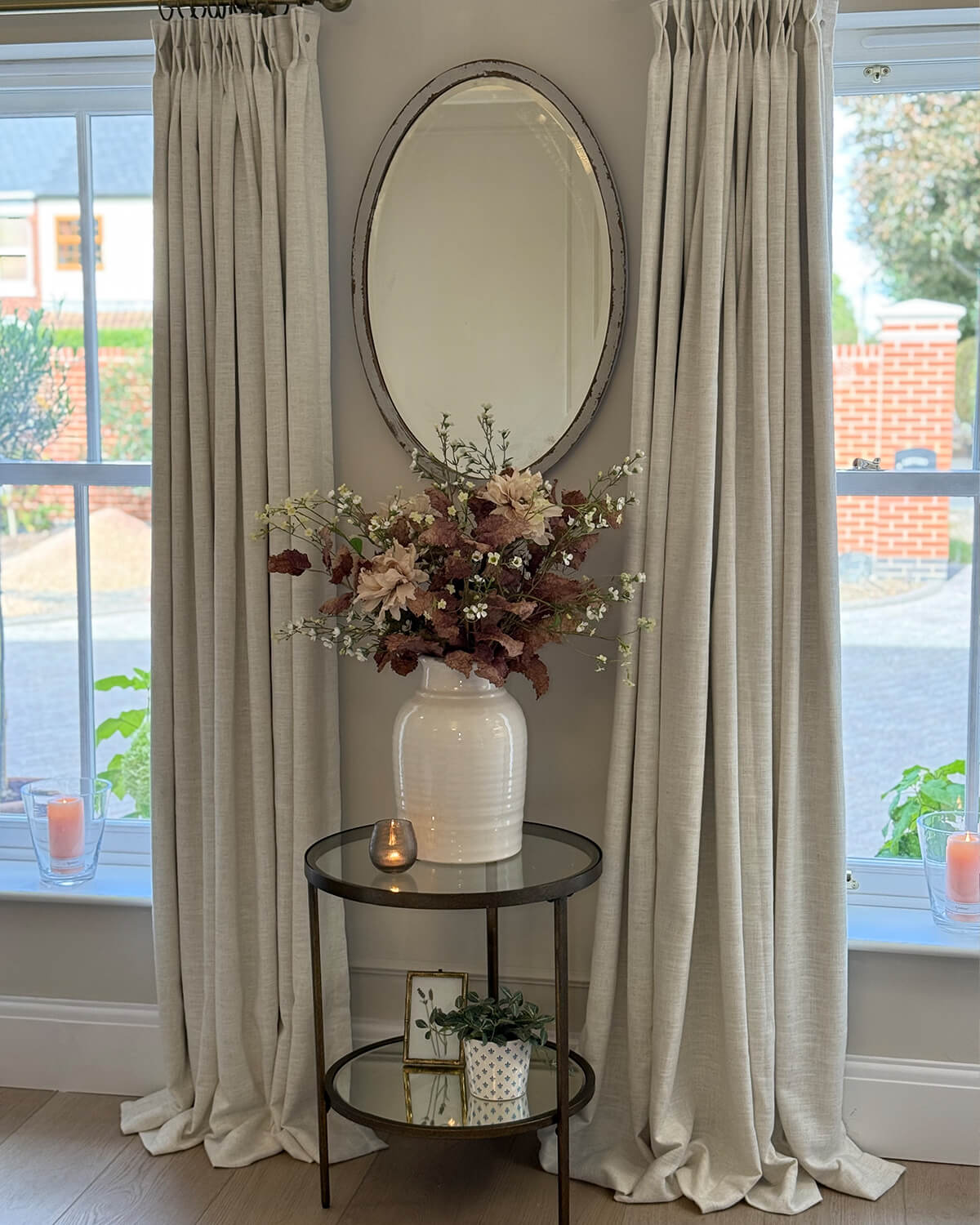 Zenlinen™ Custom Curtains Pleated