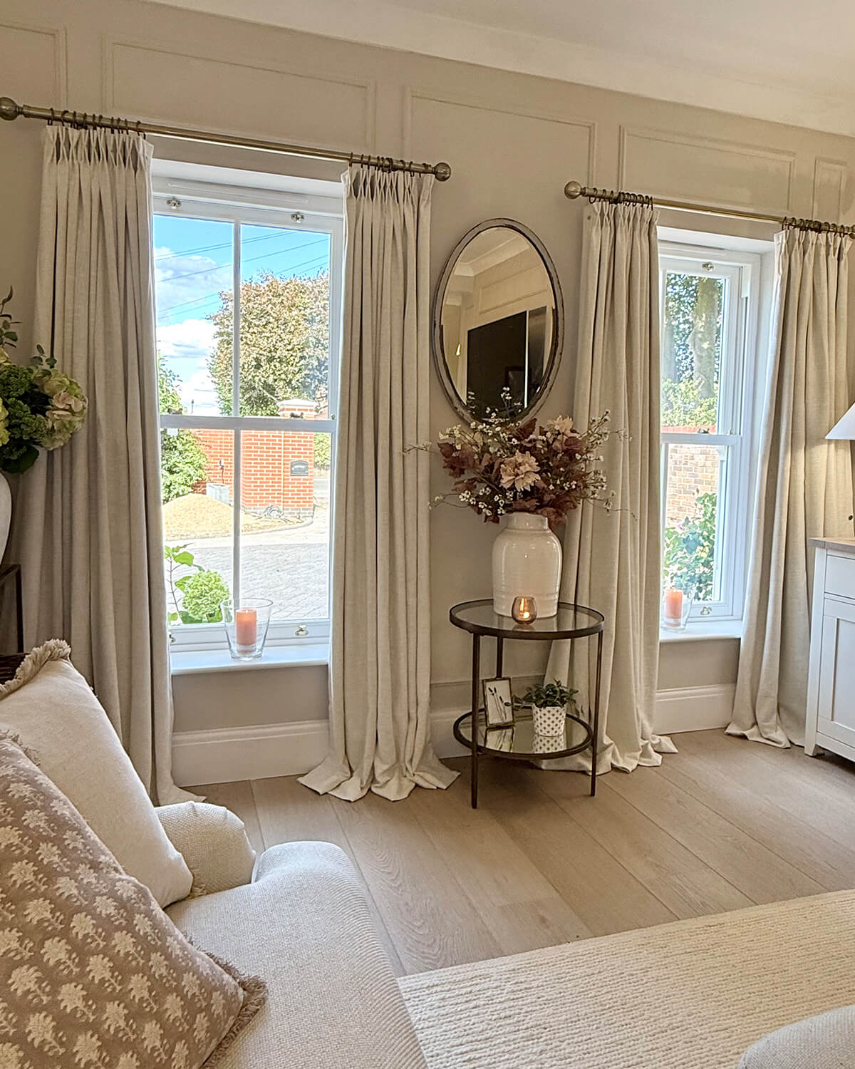 Zenlinen™ Custom Curtains Pleated