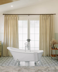 Thea Striped Pinch Pleated Curtains