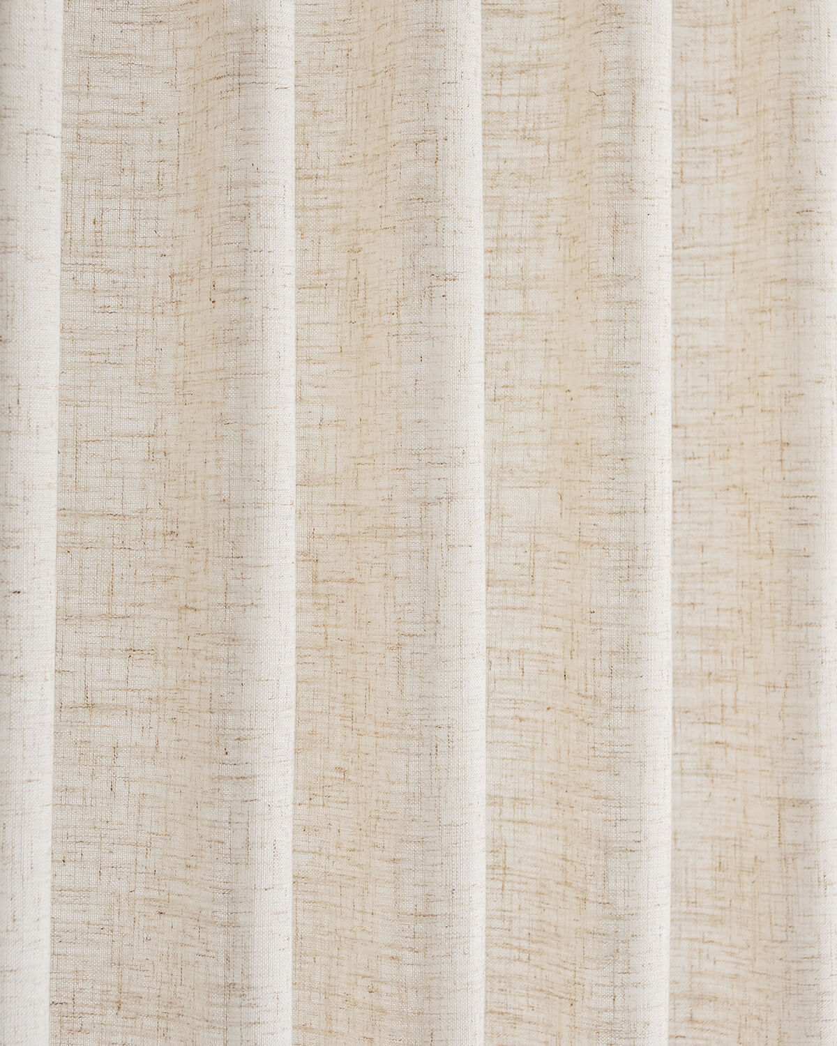 Luxury Pinch Pleated Drapes | Linen Texture, Light Filtering for Living Room & Dining Rooms