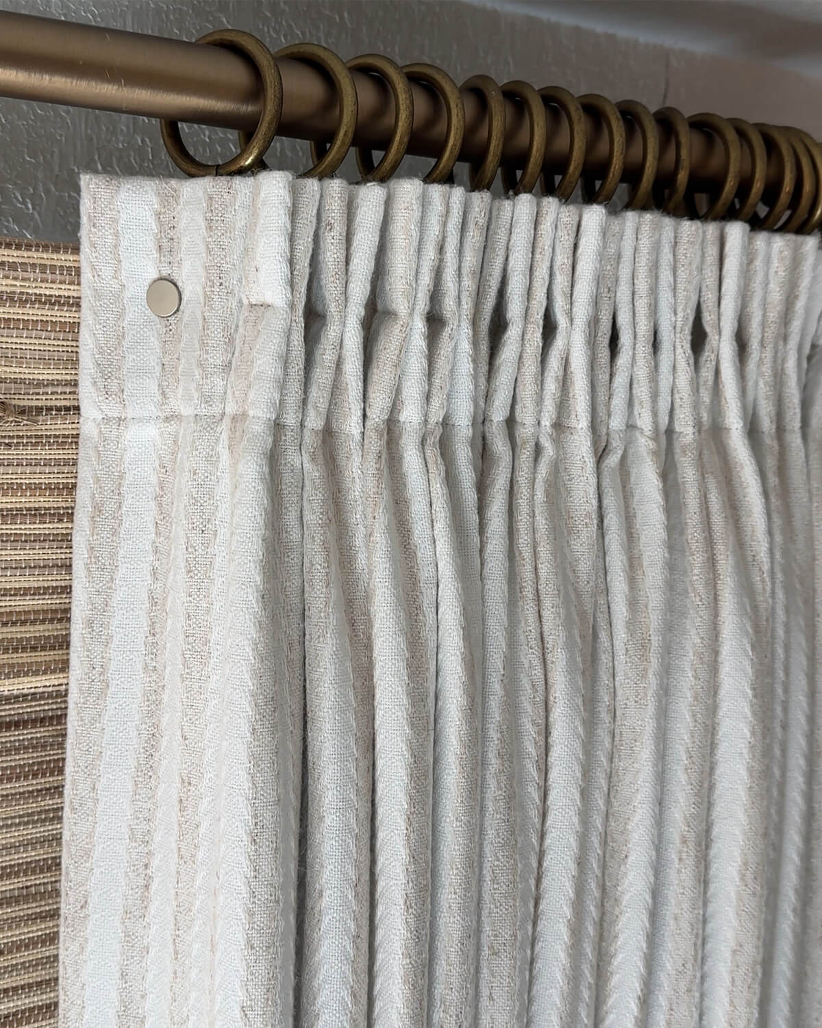 Willow Linen Pinstripe Curtains
