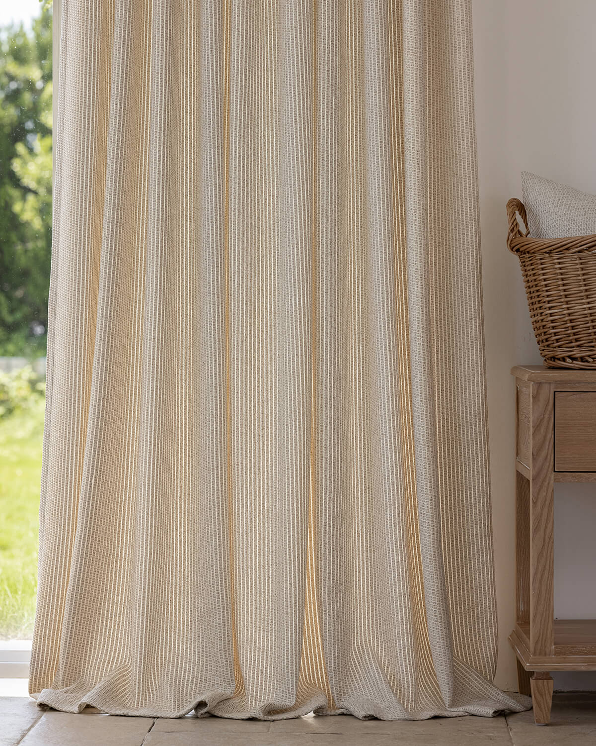 Margot Imitation Hand-Weaving Pleated Drape