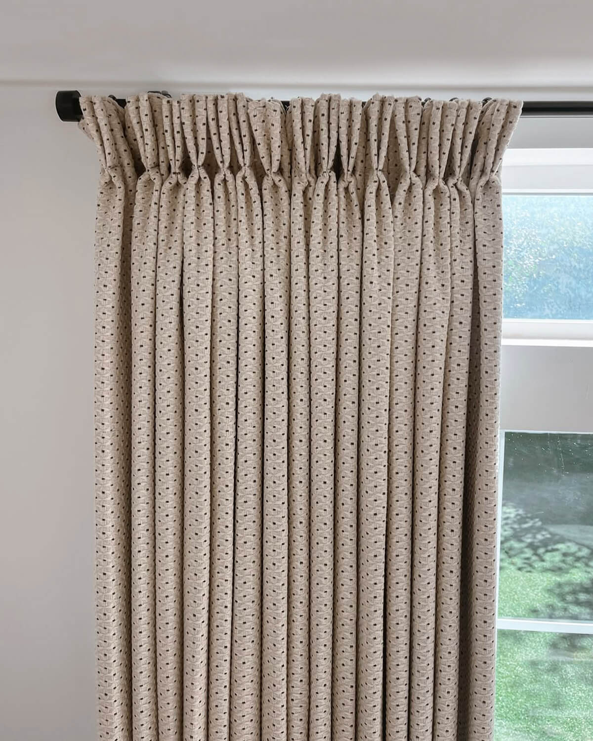 Motti Texture Pinch Pleated Curtains
