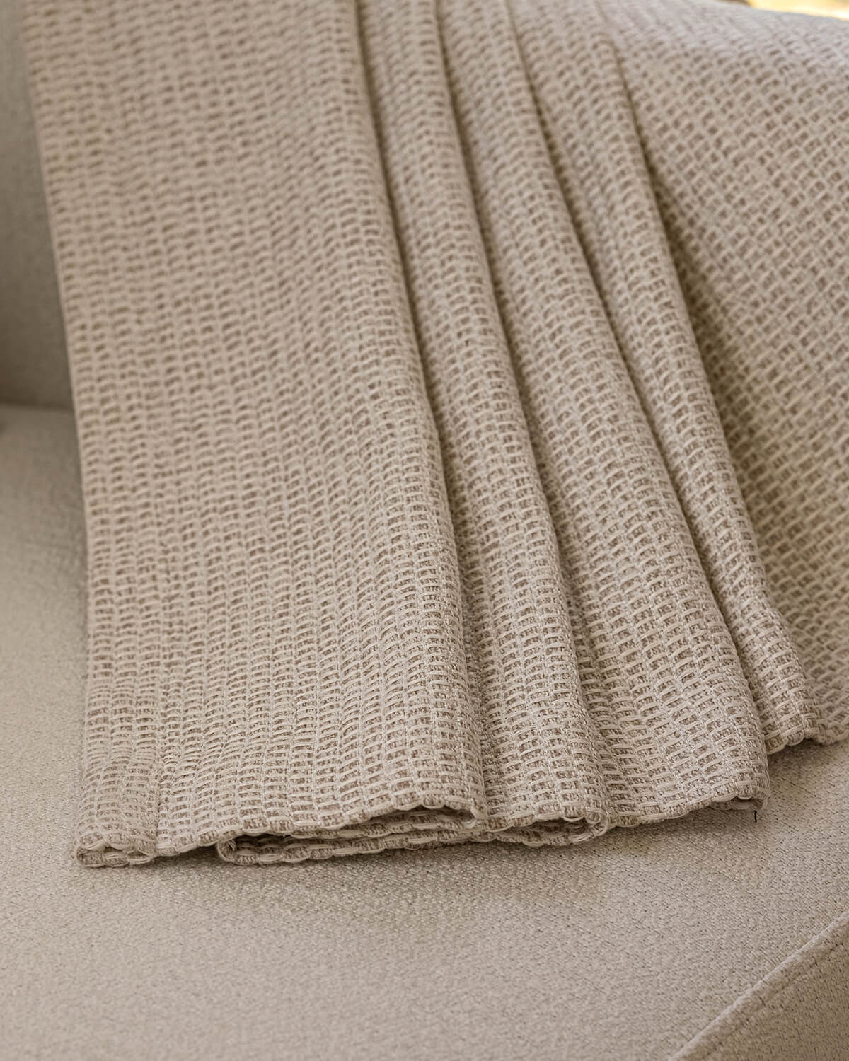 Margot Imitation Hand-Weaving Pleated Drape