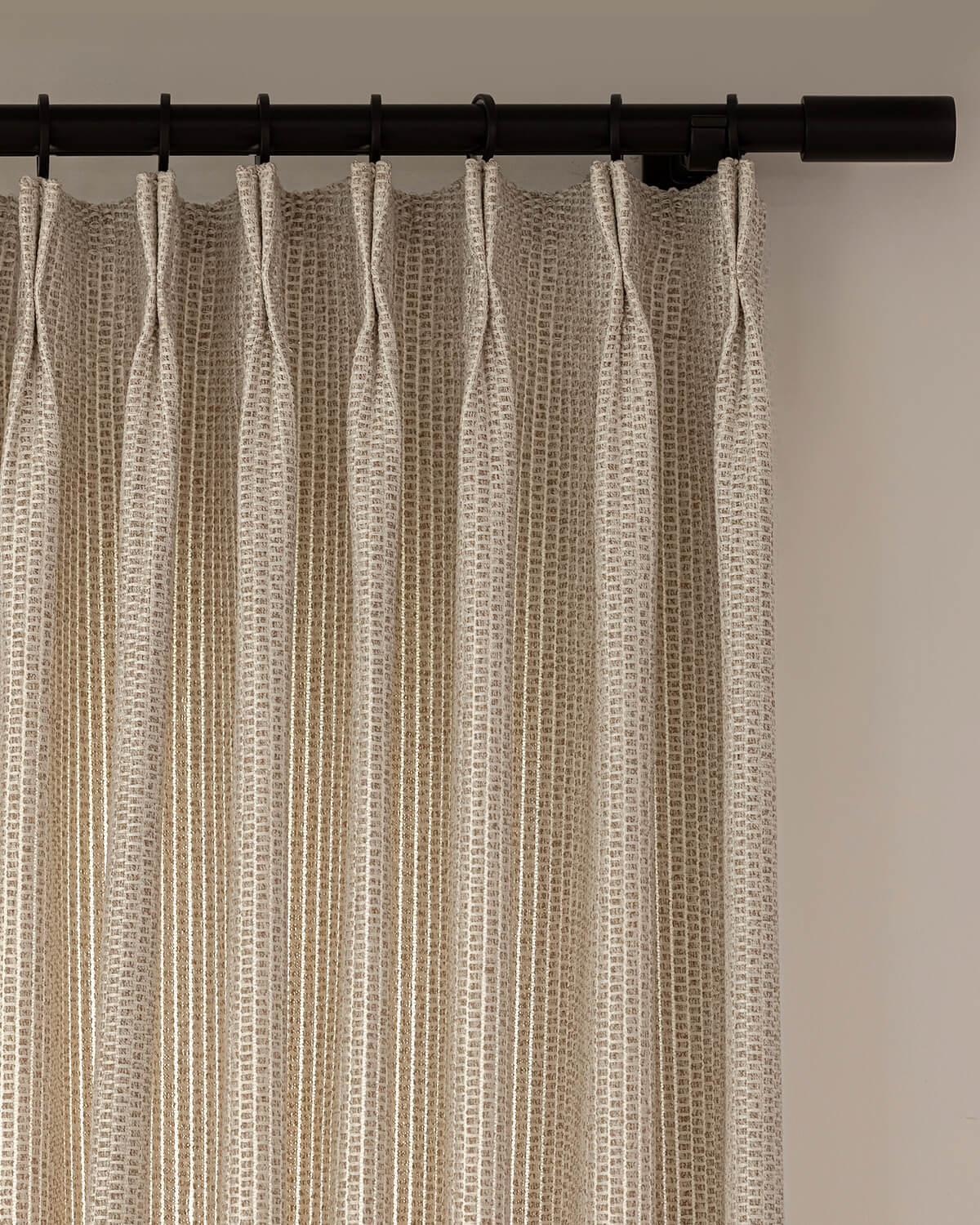 Margot Imitation Hand-Weaving Pleated Drape