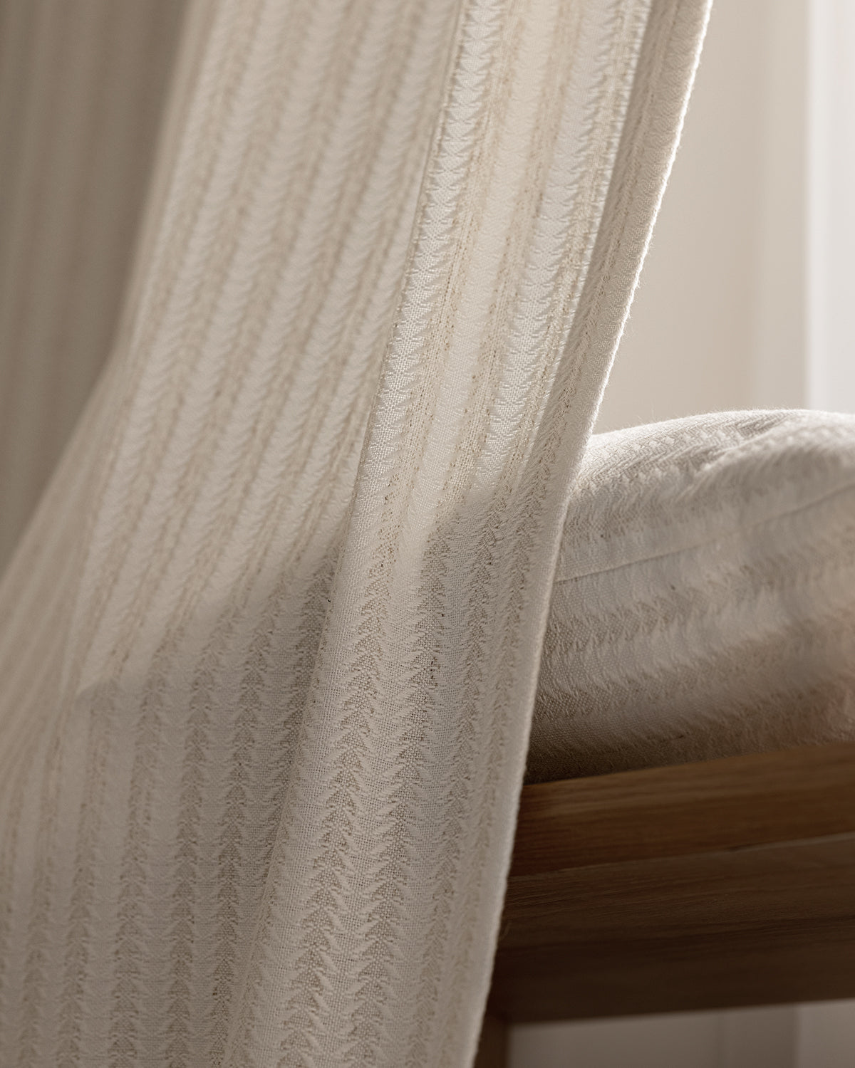 Willow Linen Pinstripe Curtains