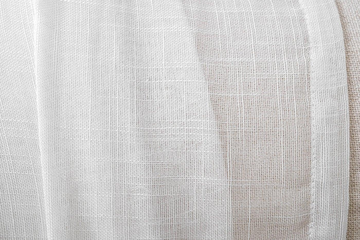 Misto lino con trama slub sottile