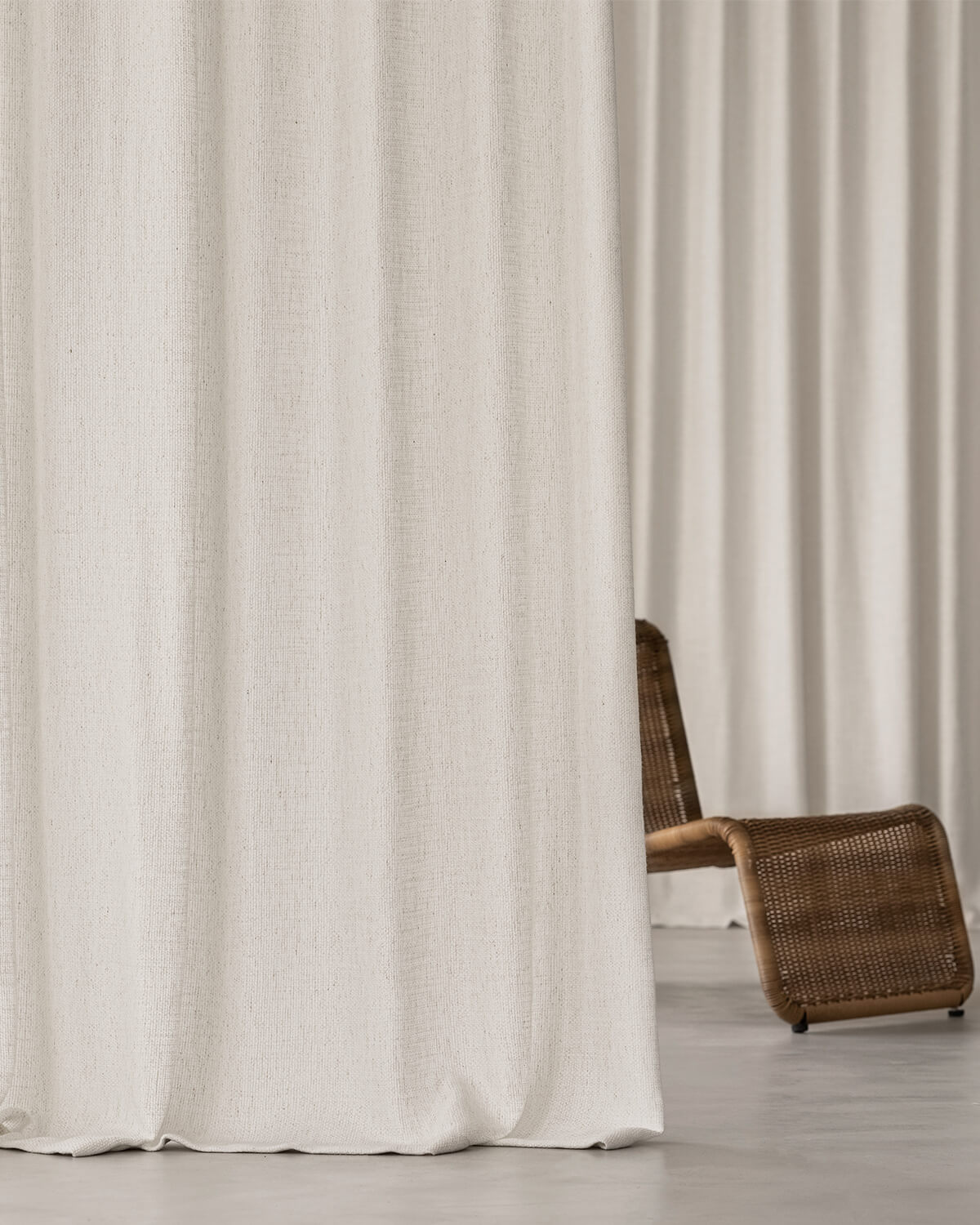 Clara Neutral Linen curtains