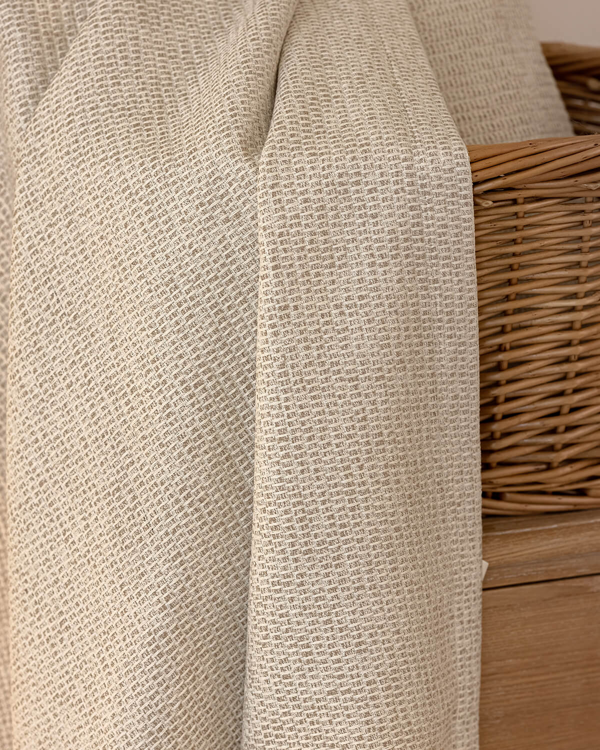Margot Imitation Hand-Weaving Pleated Drape