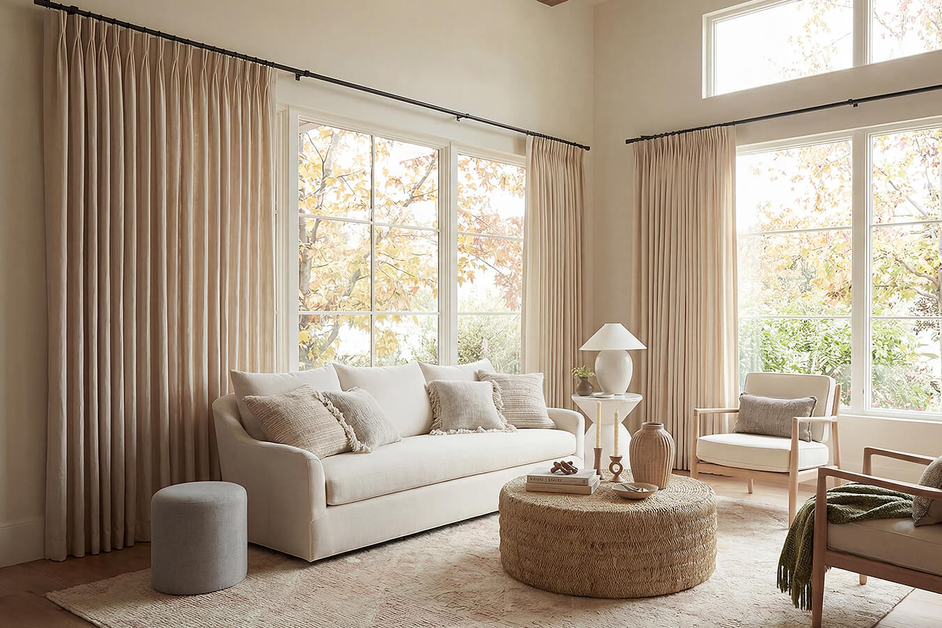 Curtains over Blinds: 3 Designer "Recipes" for Perfect Layering