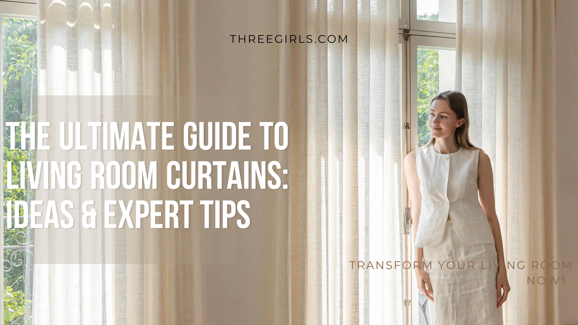 Living Room Curtains: The Ultimate Guide to Solving Any Space (Even Open-Concept)