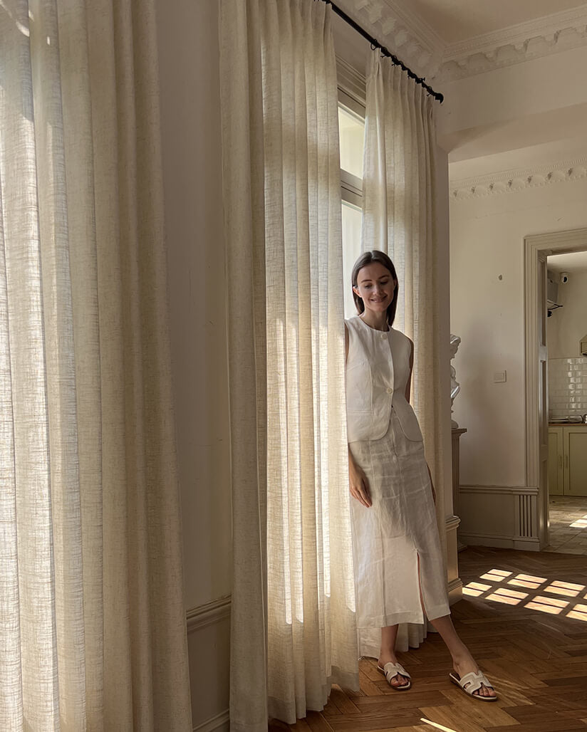 Linen Curtains & Drapes