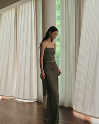 Jamila Linen Pleated Curtain