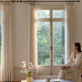 Jamila Linen Pleated Curtain