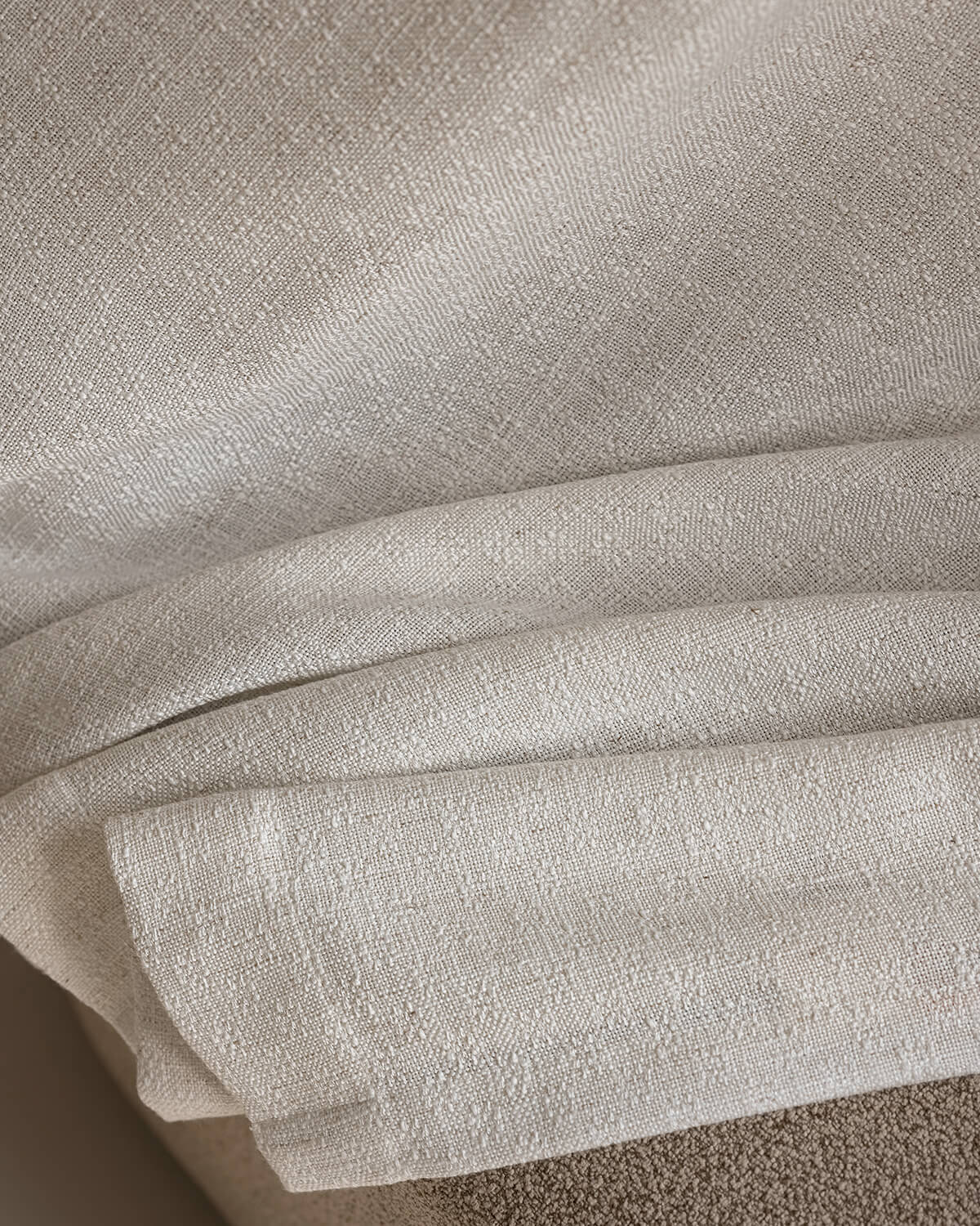 Alma Linen Natural Texture Drape