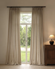 Colette Pinstripe Pattern Linen curtains