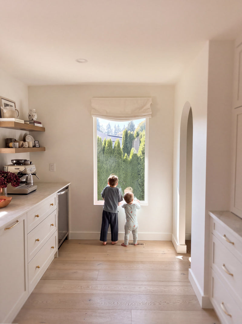 kitchen roman shades