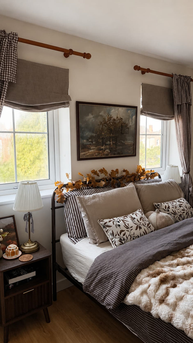 bedroom roman shades