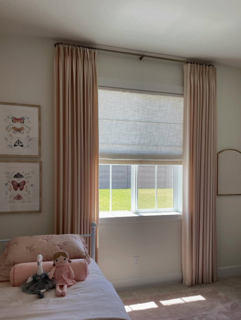 Bedroom Roman Shades