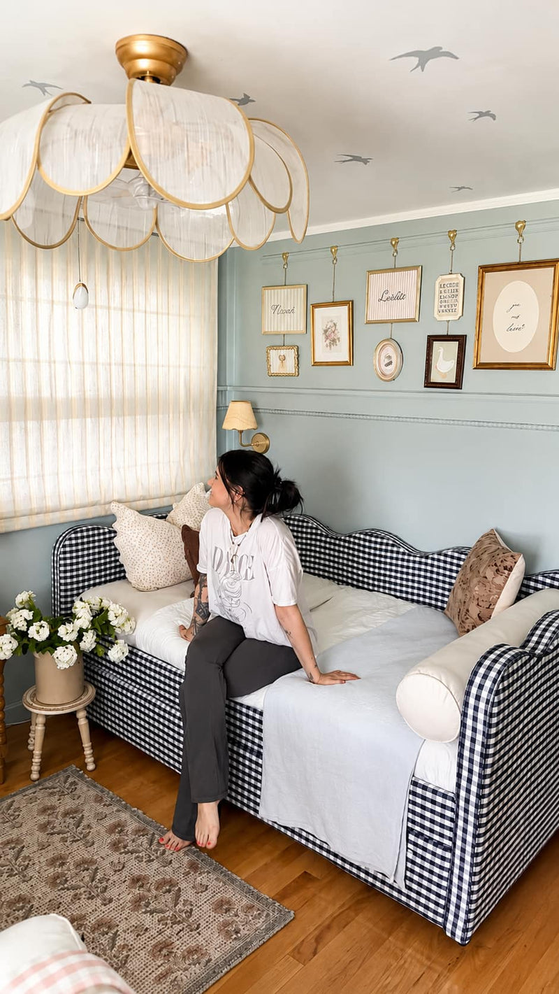 Living Room Roman Blinds