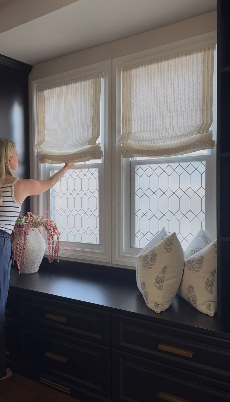 Roman Shades for Dining Room