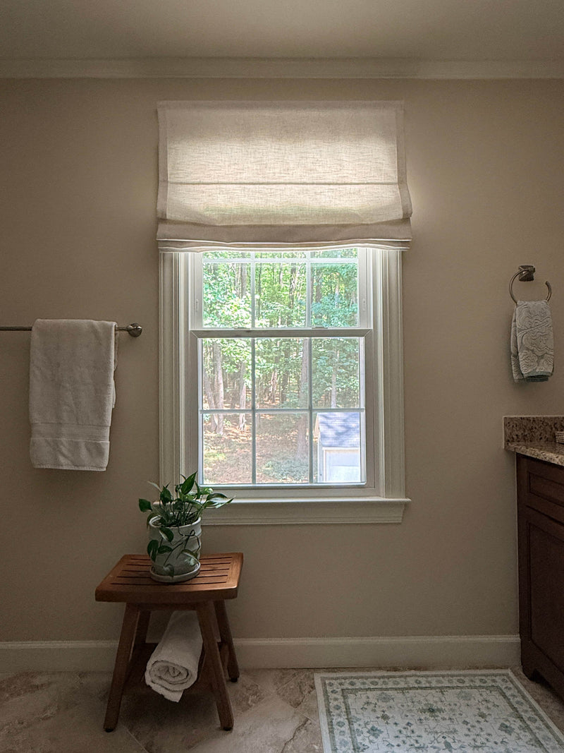 Bathroom Roman Shades