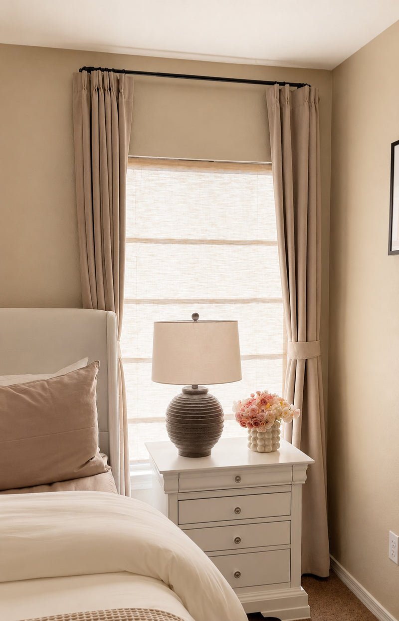 Bedroom Roman Shades