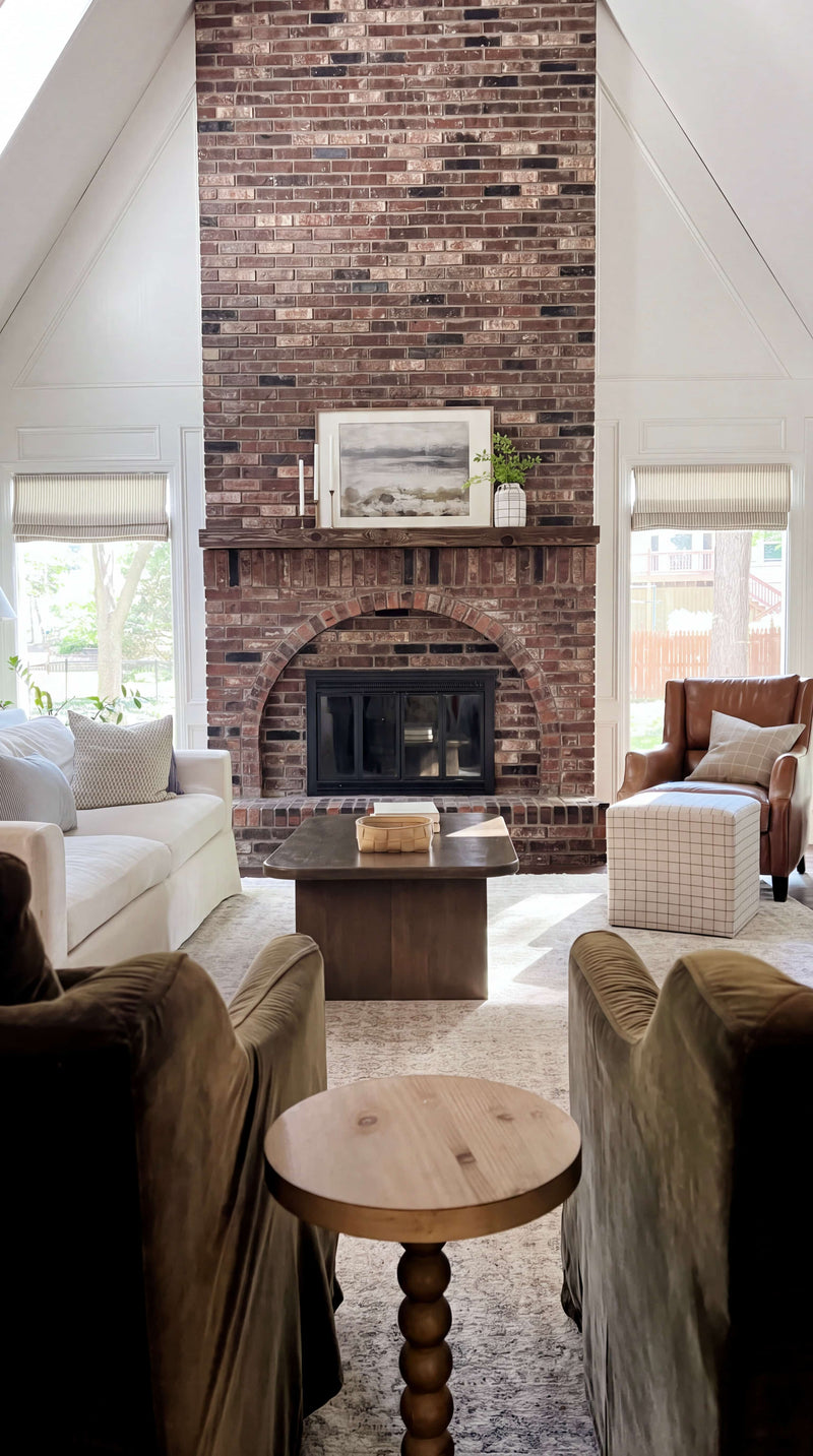 living room roman shades