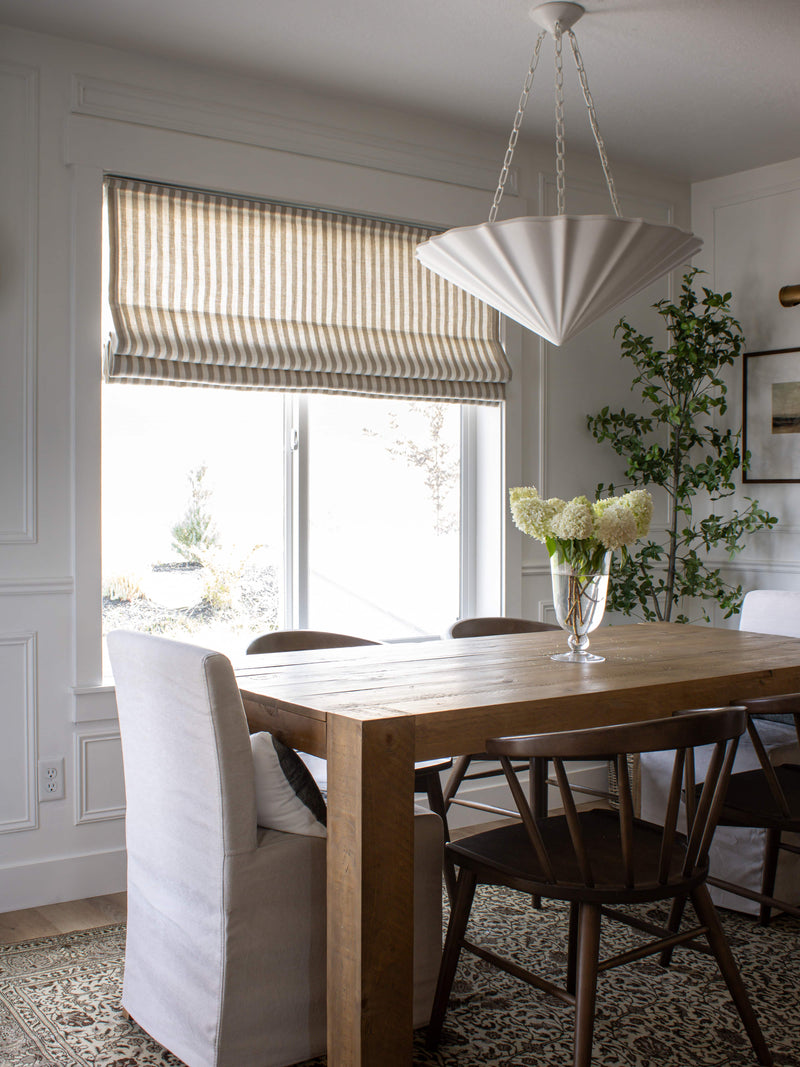 dining room roman shades