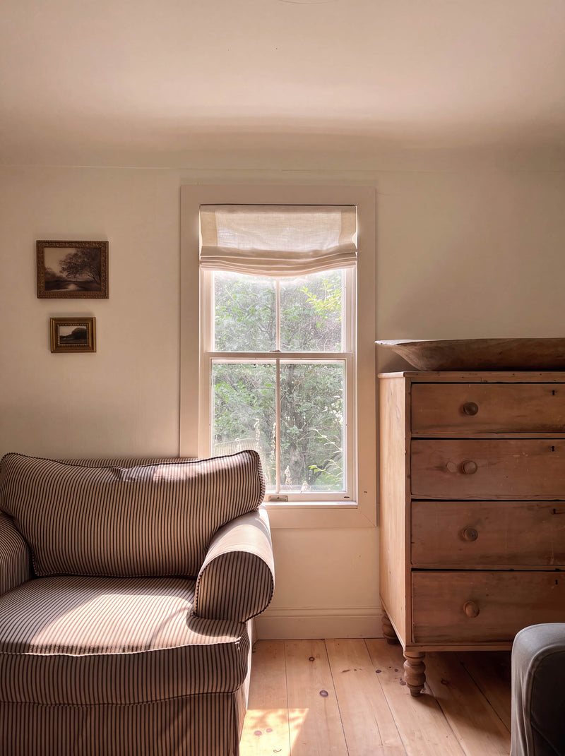 living room roman shades