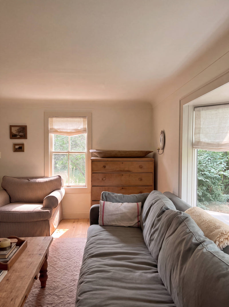 living room roman shades