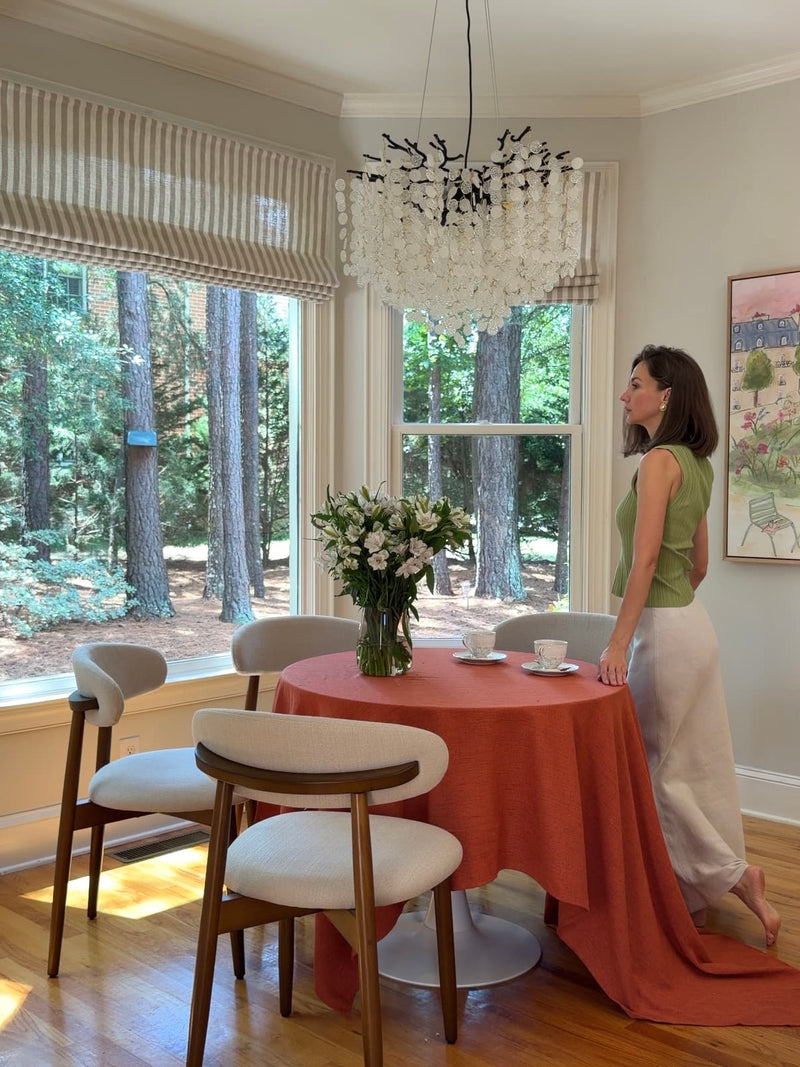 dining room roman shades