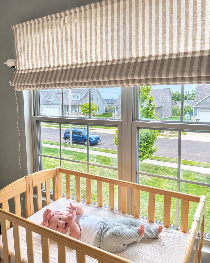 nursery roman shades